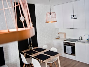 Apartament 4 Żagiel Gdańsk - Kuchnia, styl skandynawski - zdjęcie od Agata Paczuska-Bałkowiec