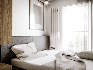 Mała, jasna sypialnia - zdjęcie od PROJEKTEKA Karolina Borkowska