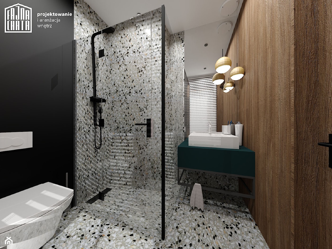 Łazienka w bloku - Łazienka, styl minimalistyczny - zdjęcie od Fajna Chata - Projektowanie i aranżacja wnętrz - Homebook