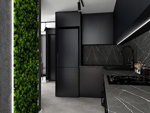 All in Black. - Kuchnia, styl minimalistyczny - zdjęcie od Fajna Chata - Projektowanie i aranżacja wnętrz