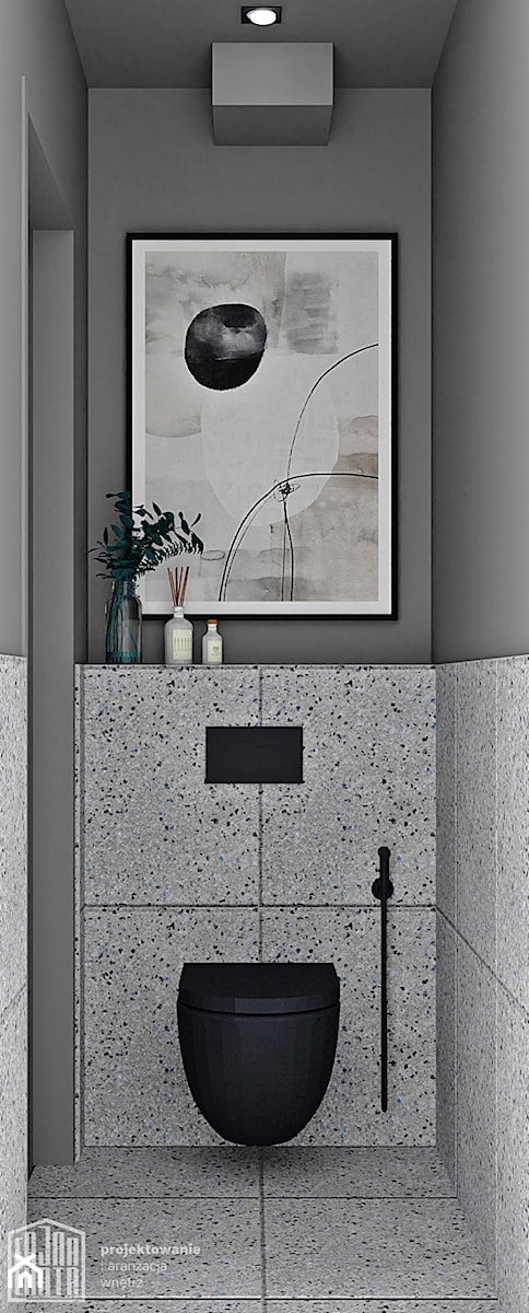 Minimalistycznie pod Warszawą - Łazienka, styl minimalistyczny - zdjęcie od Fajna Chata - Projektowanie i aranżacja wnętrz
