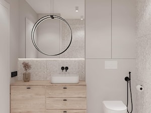 Beige & Nugat - Łazienka, styl minimalistyczny - zdjęcie od Fajna Chata - Projektowanie i aranżacja wnętrz