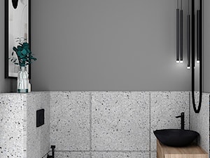 Minimalistycznie pod Warszawą - Łazienka, styl minimalistyczny - zdjęcie od Fajna Chata - Projektowanie i aranżacja wnętrz