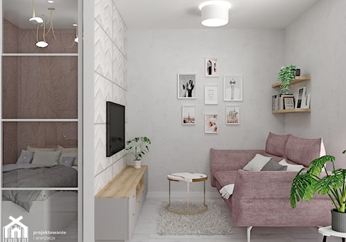 Mini Salon z kanapą od Gala Collezione - zdjęcie od Fajna Chata - Projektowanie i aranżacja wnętrz