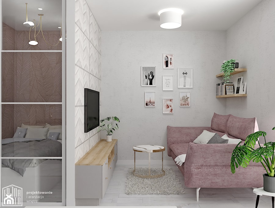 Mini Salon z kanapą od Gala Collezione - zdjęcie od Fajna Chata - Projektowanie i aranżacja wnętrz