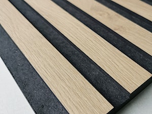 Panel ryflowany z laminatem drewnopodobnym - zdjęcie od DECOPANEL - panele ażurowe i ryflowane