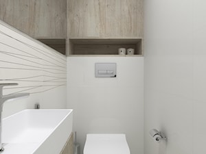 Malutka toaleta w jasnych kolorach - zdjęcie od Kate Design