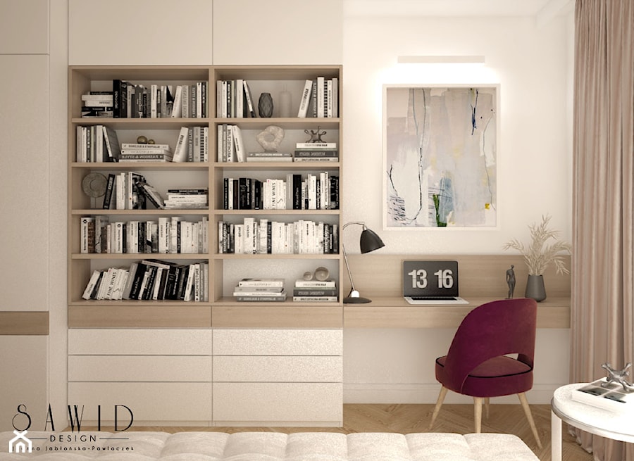 Apartament z widokiem na Warte - Biuro, styl nowoczesny - zdjęcie od SAWID