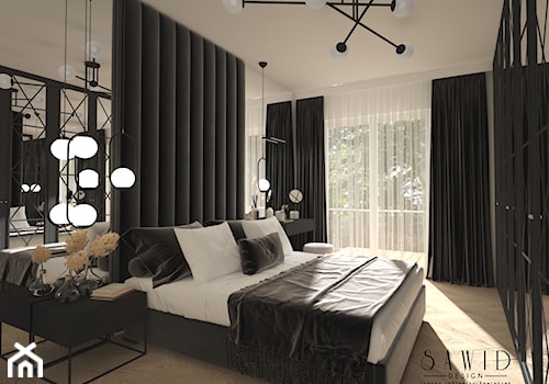 Sypialnia z widokiem na Warte - Sypialnia, styl nowoczesny - zdjęcie od SAWID