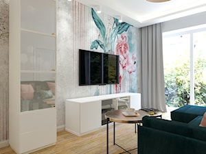FLAMINGI - Salon, styl nowoczesny - zdjęcie od DomiDesign Studio