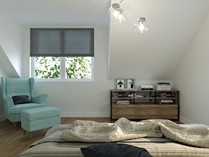 STEEL - Sypialnia, styl nowoczesny - zdjęcie od DomiDesign Studio