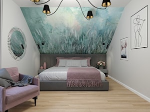 RED - Sypialnia, styl nowoczesny - zdjęcie od DomiDesign Studio