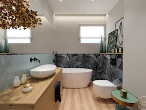 Główna łazienka - zdjęcie od DomiDesign Studio