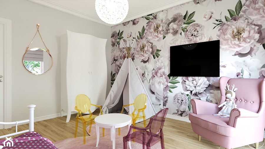 LILAC - Pokój dziecka, styl glamour - zdjęcie od DomiDesign Studio