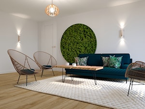 ISLAND - Salon, styl nowoczesny - zdjęcie od DomiDesign Studio