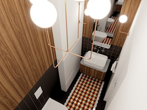 Modernistyczna toaleta - Łazienka, styl nowoczesny - zdjęcie od Mermaids Interior Design Aleksandra Pawłowska