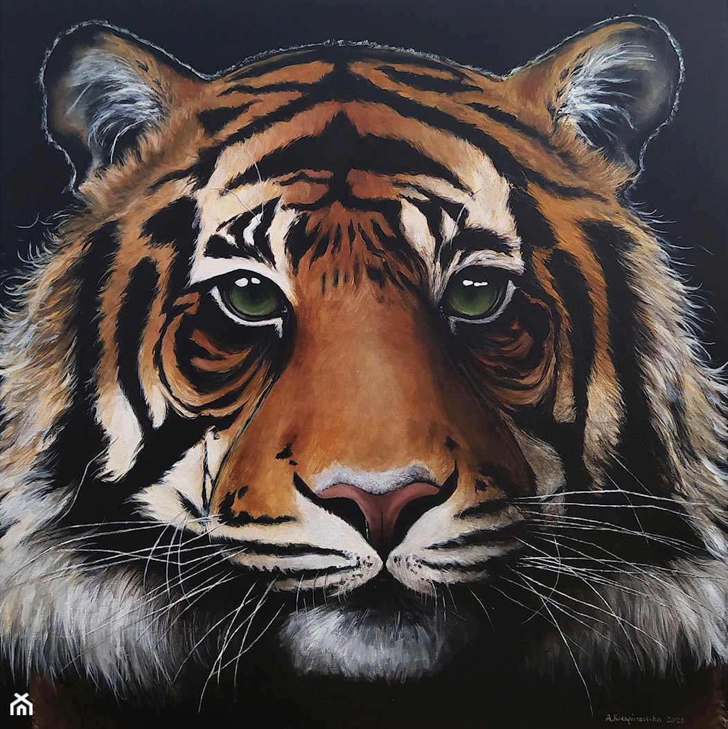Tygrys sumatrzański - zdjęcie od Lustkunst Aleksandra Kwapiszewska - Homebook