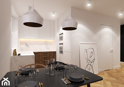 06. mieszkanie | gdańsk - Kuchnia, styl minimalistyczny - zdjęcie od p:am piotr pamięta