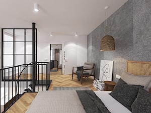 06. mieszkanie | gdańsk - Sypialnia, styl minimalistyczny - zdjęcie od p:am piotr pamięta