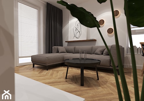 06. mieszkanie | gdańsk - Salon, styl minimalistyczny - zdjęcie od p:am piotr pamięta
