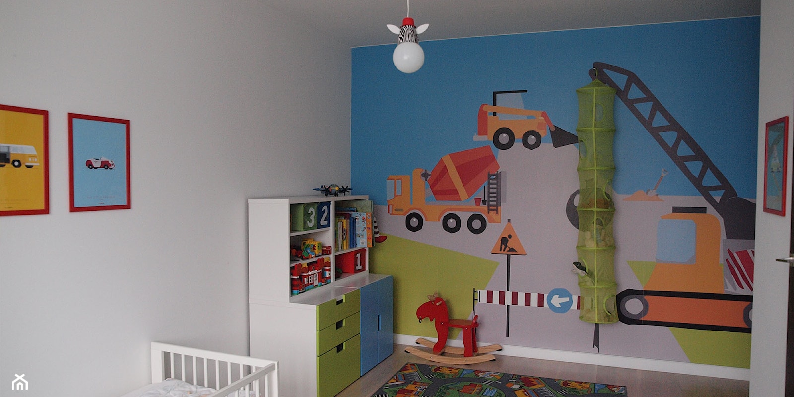 Pokój trzylatka - Mały szary pokój dziecka dla niemowlaka dla chłopca dla dziewczynki - zdjęcie od JC ARCHITEKCI - Homebook