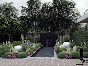 OGRÓD W TORUNIU - Ogród, styl nowoczesny - zdjęcie od ARCHILINE - OGRODY I WNĘTRZA