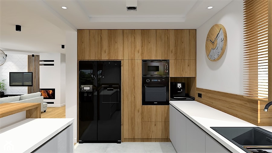 dom - Kuchnia, styl nowoczesny - zdjęcie od ju. architektura wnętrz