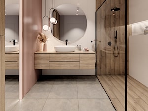 łazienka - Łazienka, styl skandynawski - zdjęcie od BC PROJEKT BEATA CHMIELARZ