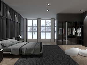 Sypialnia z garderobą - zdjęcie od jg concept / 2020 concept