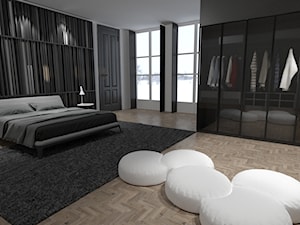 Sypialnia z gaderobą - zdjęcie od jg concept / 2020 concept