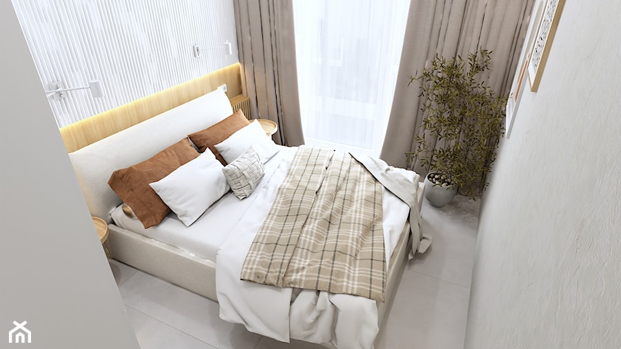 Sypialnia w mieszkaniu w centrum Katowic - zdjęcie od Nowy Salon Łazienek, 43-175 Wyry, Pszczyńska 20 tel. 510-728-533