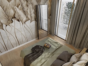 projekt mieszkania siemianowice - Sypialnia, styl nowoczesny - zdjęcie od Nowy Salon Łazienek, 43-175 Wyry, Pszczyńska 20 tel. 510-728-533