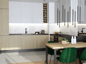 projekt mieszkania siemianowice - Kuchnia, styl nowoczesny - zdjęcie od Nowy Salon Łazienek, 43-175 Wyry, Pszczyńska 20 tel. 510-728-533