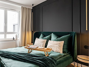 Projekt mieszkania 53 m2 - Sypialnia, styl tradycyjny - zdjęcie od REA Sabina Rehlich Architektura Wnętrz