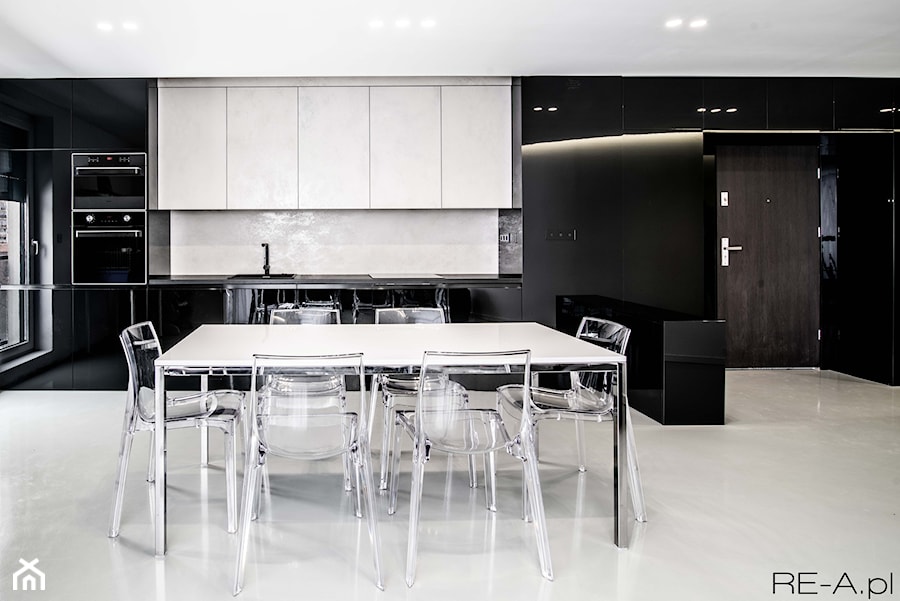 Projekt wnętrza mieszkania 68m2 - Kuchnia, styl minimalistyczny - zdjęcie od REA Sabina Rehlich Architektura Wnętrz