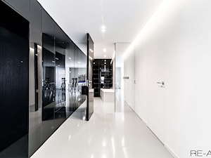 Projekt wnętrza mieszkania 68m2 - Hol / przedpokój, styl minimalistyczny - zdjęcie od REA Sabina Rehlich Architektura Wnętrz