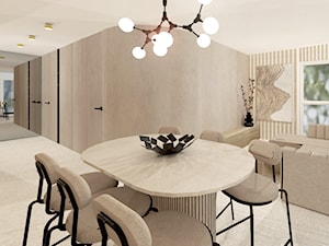 Projekt apartamentu - Salon, styl nowoczesny - zdjęcie od REA Sabina Rehlich Architektura Wnętrz