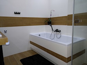 Łazienka z czarnym akcentem
