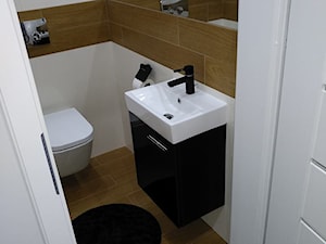 Łazienka z czarnym akcentem - zdjęcie od GLAZURA TYSKA - Salon łazienek
