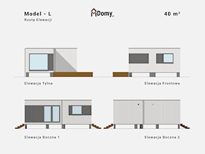 Całoroczny, mobilny Domek letniskowy – 40 m² "pod klucz" - zdjęcie od MDomy.pl - Polski Producent Prefabrykowanych Domów Modułowych