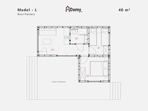 Całoroczny, mobilny Domek letniskowy – 40 m² "pod klucz" - zdjęcie od MDomy.pl - Polski Producent Prefabrykowanych Domów Modułowych