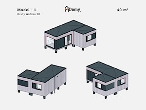 Całoroczny, mobilny Domek letniskowy – 40 m² "pod klucz" - zdjęcie od MDomy.pl - Polski Producent Prefabrykowanych Domów Modułowych