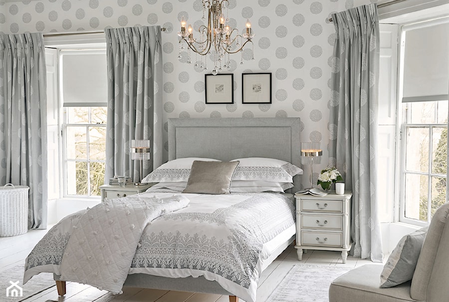 Średnia sypialnia, styl glamour - zdjęcie od Laura Ashley