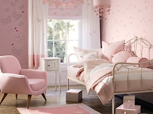 Średni różowy pokój dziecka dla nastolatka dla dziewczynki - zdjęcie od Laura Ashley
