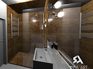 Mała łazienka z dużym prysznicem - zdjęcie od Silvia Art