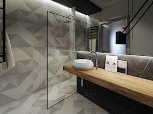 Modern Small Apartment - Średnia bez okna łazienka - zdjęcie od DISENO INTERIORS - Apartamenty PREMIUM