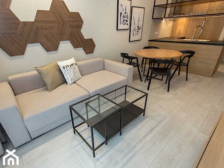 Aranżacje wnętrz - Salon: Realizacja - Apartament w stylu industrialnym - Salon - DISENO INTERIORS - Apartamenty PREMIUM. Przeglądaj, dodawaj i zapisuj najlepsze zdjęcia, pomysły i inspiracje designerskie. W bazie mamy już prawie milion fotografii!