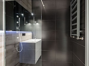Realizacja Nowoczesny Minimalizm - Mała bez okna łazienka - zdjęcie od DISENO INTERIORS - Apartamenty PREMIUM