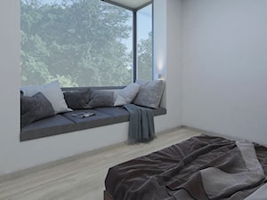 Loft 33 - Średnia biała sypialnia - zdjęcie od DISENO INTERIORS - Apartamenty PREMIUM