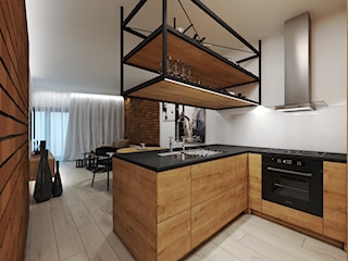 Apartament w stylu industrialnym 